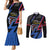Custom Antigua and Barbuda Cricket Couples Matching Mermaid Dress and Long Sleeve Button Shirt Sporty Style