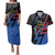 Custom Antigua and Barbuda Cricket Couples Matching Puletasi and Hawaiian Shirt Sporty Style