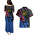 Custom Antigua and Barbuda Cricket Couples Matching Puletasi and Hawaiian Shirt Sporty Style