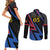 Custom Antigua and Barbuda Cricket Couples Matching Short Sleeve Bodycon Dress and Long Sleeve Button Shirt Sporty Style