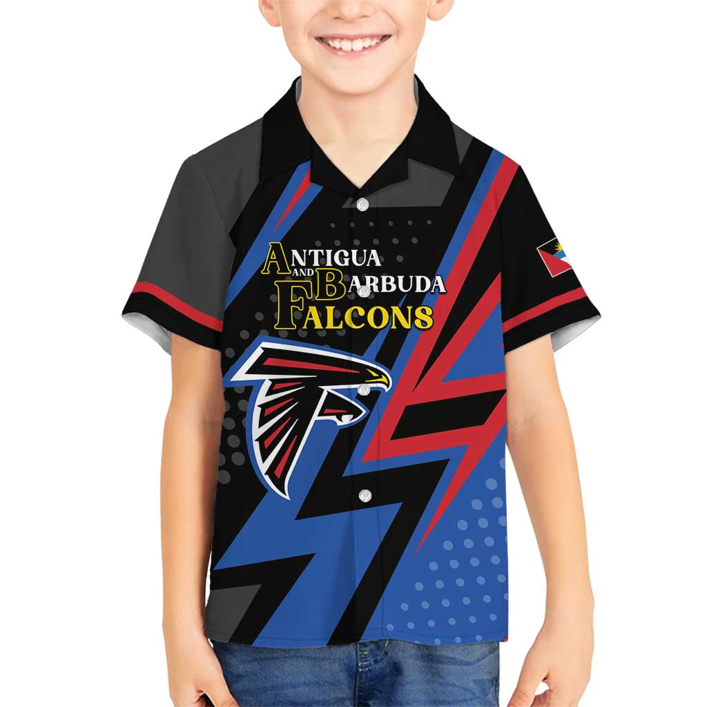 Custom Antigua and Barbuda Cricket Family Matching Long Sleeve Bodycon Dress and Hawaiian Shirt Sporty Style