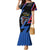 Custom Antigua and Barbuda Cricket Family Matching Mermaid Dress and Hawaiian Shirt Sporty Style