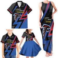 Custom Antigua and Barbuda Cricket Family Matching Tank Maxi Dress and Hawaiian Shirt Sporty Style