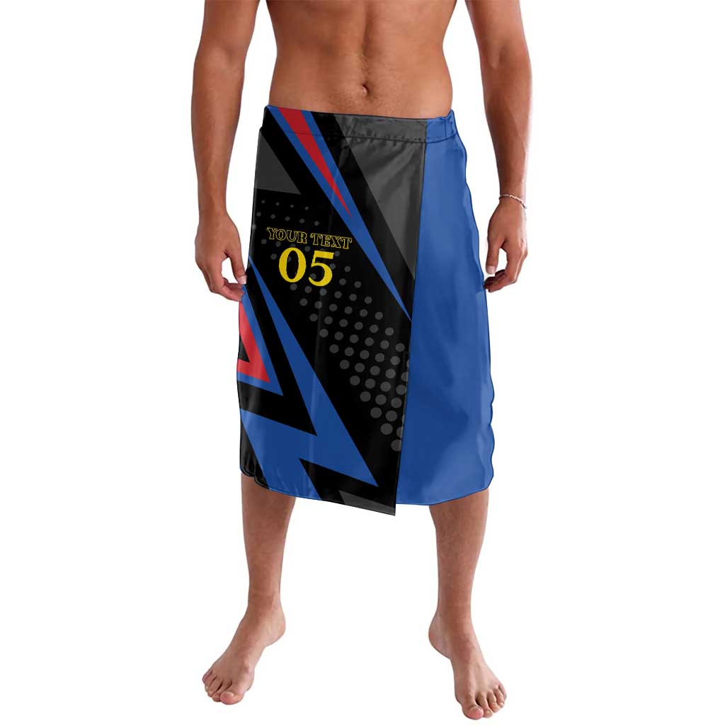 Custom Antigua and Barbuda Cricket Lavalava Sporty Style