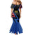 Custom Antigua and Barbuda Cricket Mermaid Dress Sporty Style