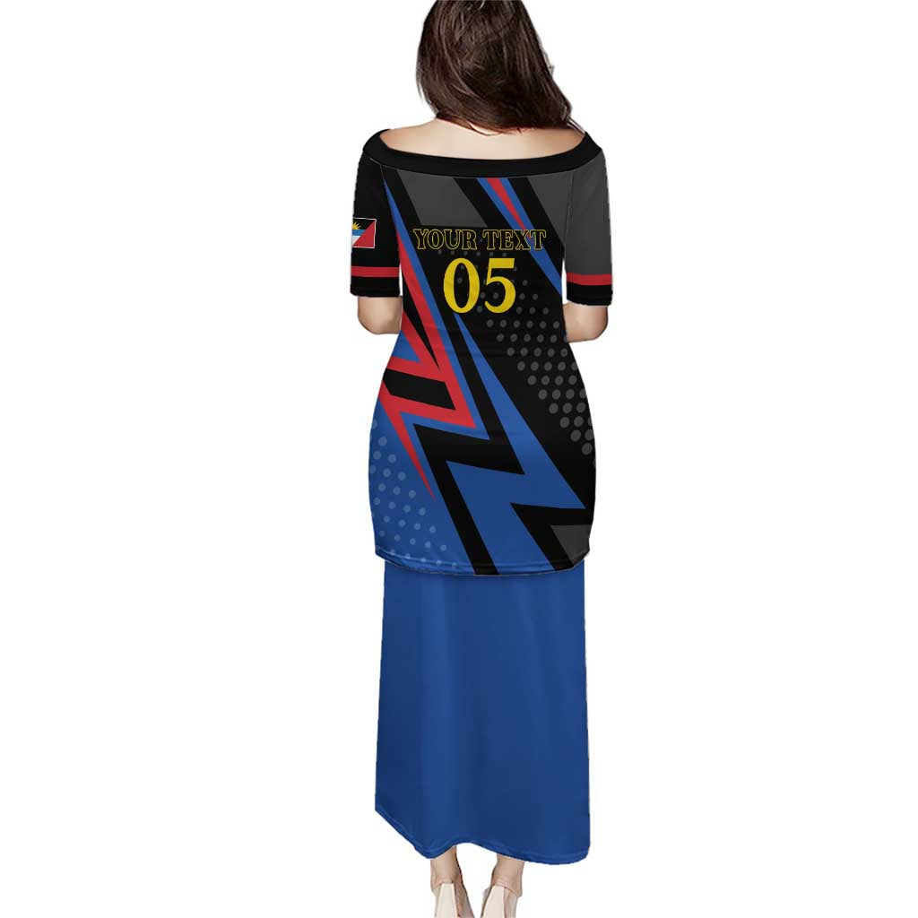 Custom Antigua and Barbuda Cricket Puletasi Sporty Style