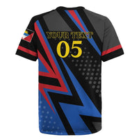 Custom Antigua and Barbuda Cricket Rugby Jersey Sporty Style