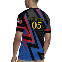 Custom Antigua and Barbuda Cricket Rugby Jersey Sporty Style