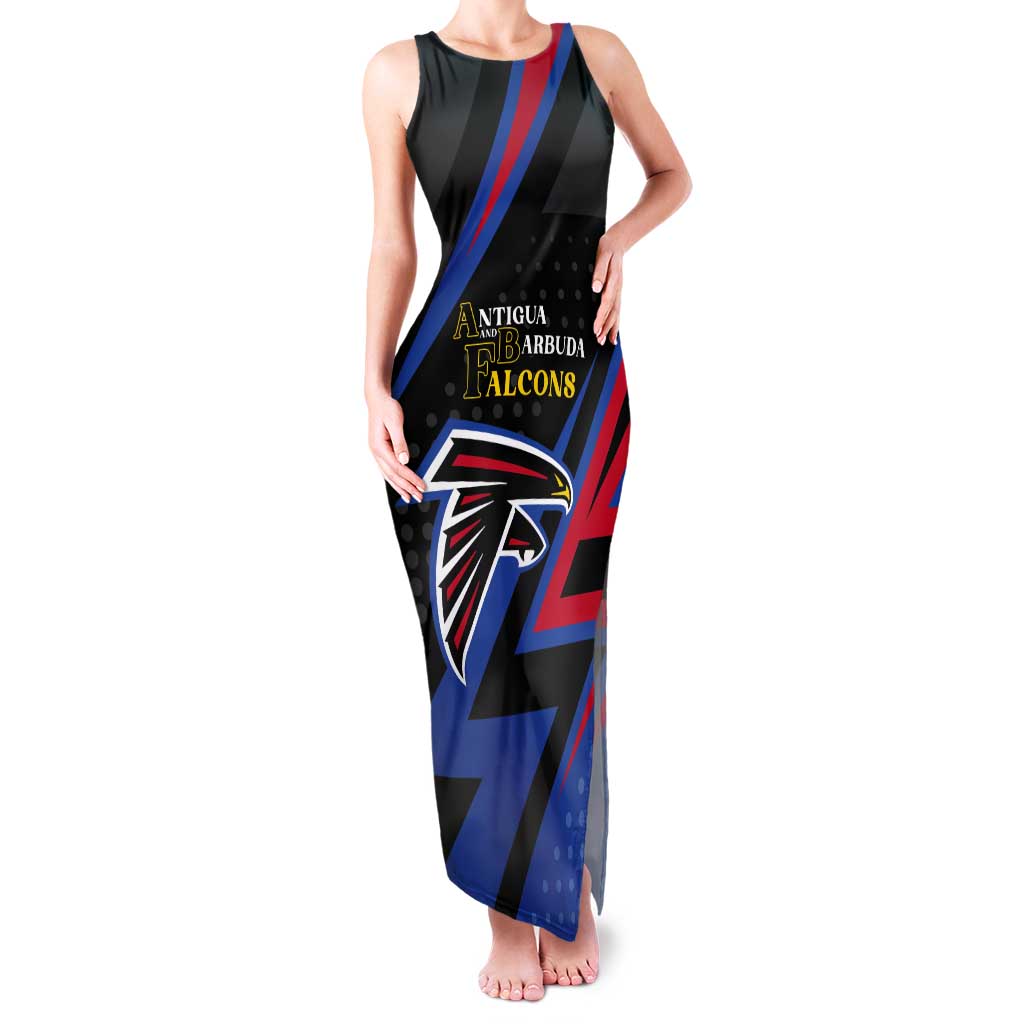 Custom Antigua and Barbuda Cricket Tank Maxi Dress Sporty Style