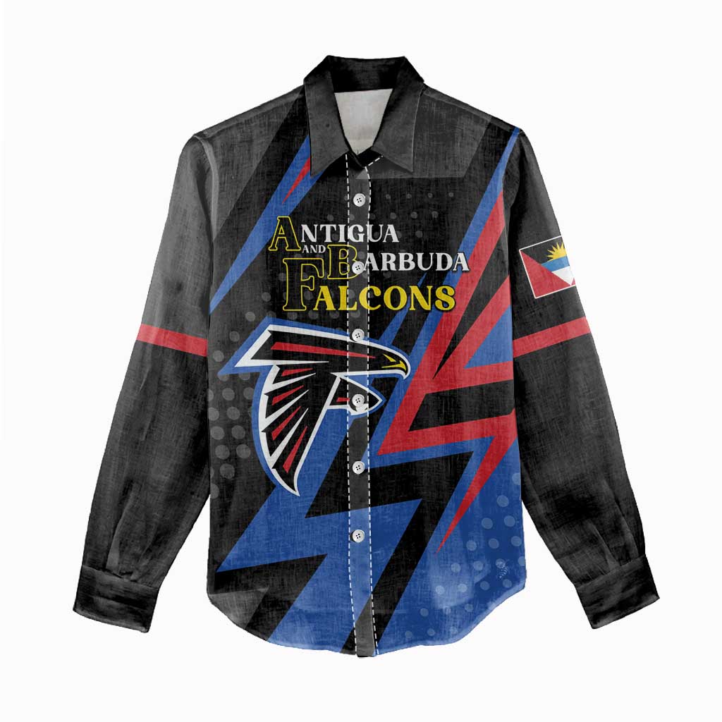 Custom Antigua and Barbuda Cricket Women Casual Shirt Sporty Style