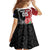 New Zealand And England Rugby Custom Family Matching Summer Maxi Dress and Hawaiian Shirt Maori Tiki With Red Rose Together