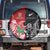 New Zealand And England Rugby Spare Tire Cover Maori Tiki With Red Rose Together