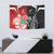 New Zealand And England Rugby Tapestry Maori Tiki With Red Rose Together