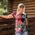New Zealand And England Rugby Custom Women Polo Shirt Maori Tiki With Red Rose Together