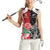 New Zealand And England Rugby Custom Women Sleeveless Polo Shirt Maori Tiki With Red Rose Together