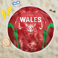 Wales Rugby Beach Blanket Go Welsh Dragon Unique Style