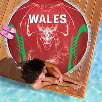 Wales Rugby Beach Blanket Go Welsh Dragon Unique Style