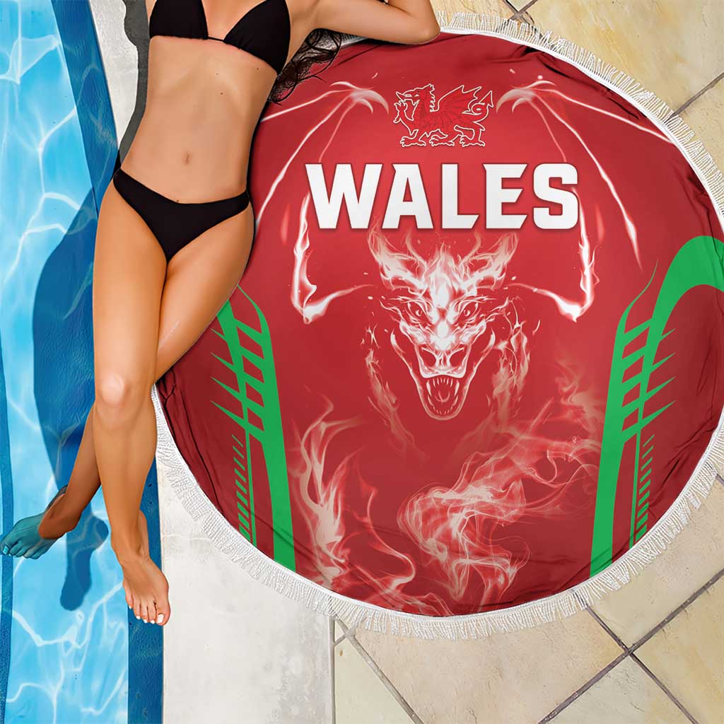 Wales Rugby Beach Blanket Go Welsh Dragon Unique Style