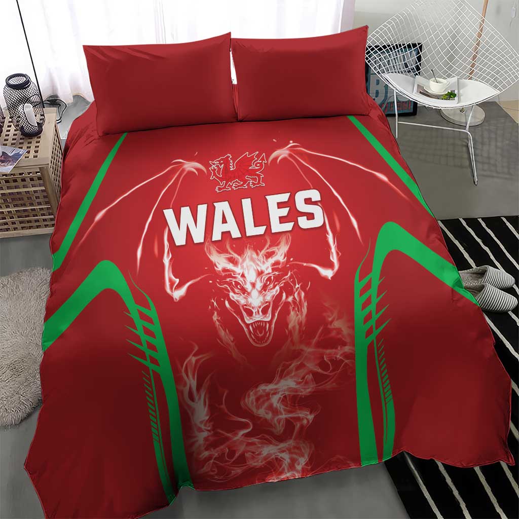 Wales Rugby Bedding Set Go Welsh Dragon Unique Style