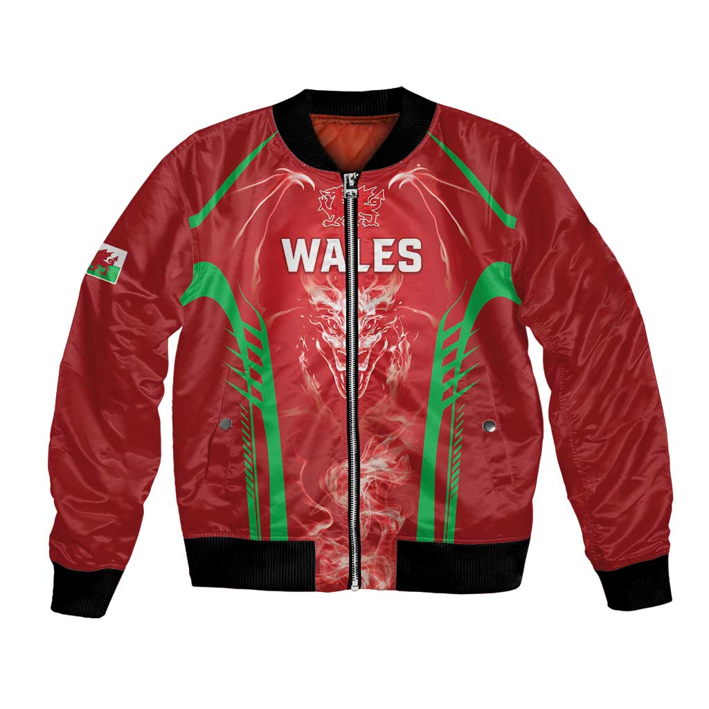 Wales Rugby Custom Bomber Jacket Go Welsh Dragon Unique Style