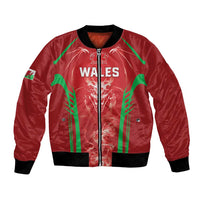 Wales Rugby Custom Bomber Jacket Go Welsh Dragon Unique Style