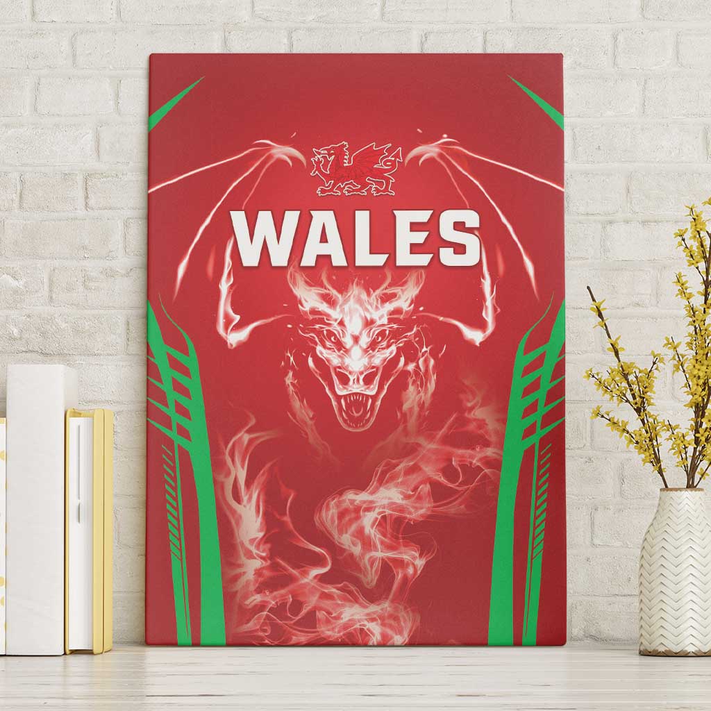 Wales Rugby Canvas Wall Art Go Welsh Dragon Unique Style