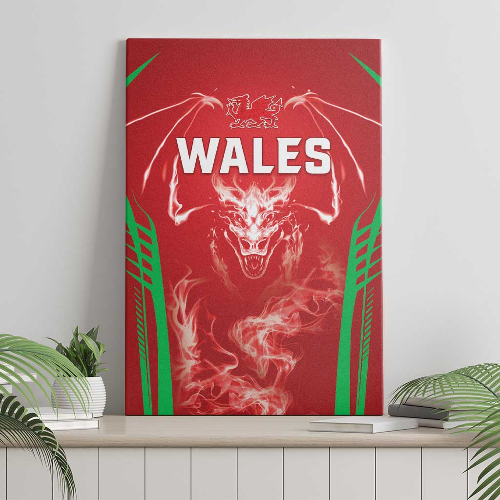 Wales Rugby Canvas Wall Art Go Welsh Dragon Unique Style