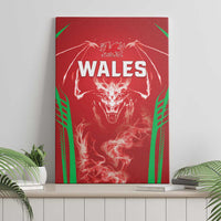 Wales Rugby Canvas Wall Art Go Welsh Dragon Unique Style