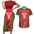 Wales Rugby Custom Couples Matching Short Sleeve Bodycon Dress and Hawaiian Shirt Go Welsh Dragon Unique Style