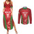 Wales Rugby Custom Couples Matching Summer Maxi Dress and Long Sleeve Button Shirt Go Welsh Dragon Unique Style