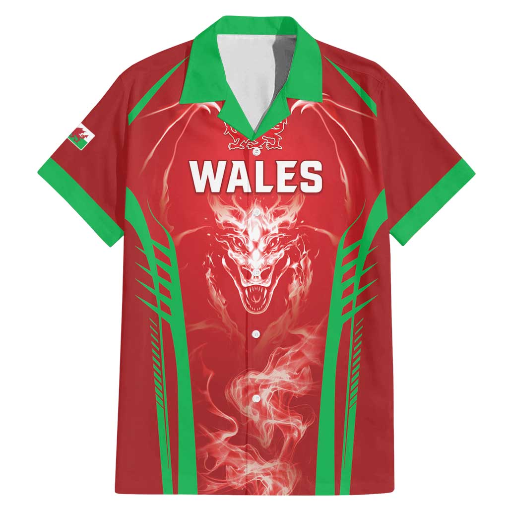 Wales Rugby Custom Family Matching Mermaid Dress and Hawaiian Shirt Go Welsh Dragon Unique Style