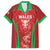 Wales Rugby Custom Family Matching Off The Shoulder Long Sleeve Dress and Hawaiian Shirt Go Welsh Dragon Unique Style