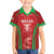 Wales Rugby Custom Family Matching Off The Shoulder Long Sleeve Dress and Hawaiian Shirt Go Welsh Dragon Unique Style