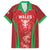 Wales Rugby Custom Family Matching Off Shoulder Maxi Dress and Hawaiian Shirt Go Welsh Dragon Unique Style