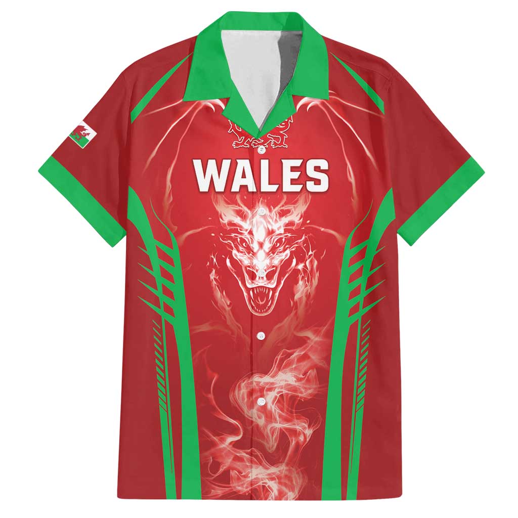 Wales Rugby Custom Family Matching Off Shoulder Short Dress and Hawaiian Shirt Go Welsh Dragon Unique Style