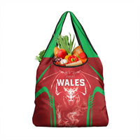 Wales Rugby Grocery Bag Go Welsh Dragon Unique Style