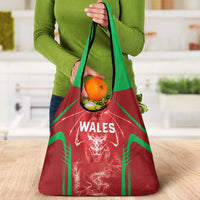 Wales Rugby Grocery Bag Go Welsh Dragon Unique Style