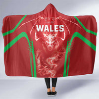 Wales Rugby Hooded Blanket Go Welsh Dragon Unique Style