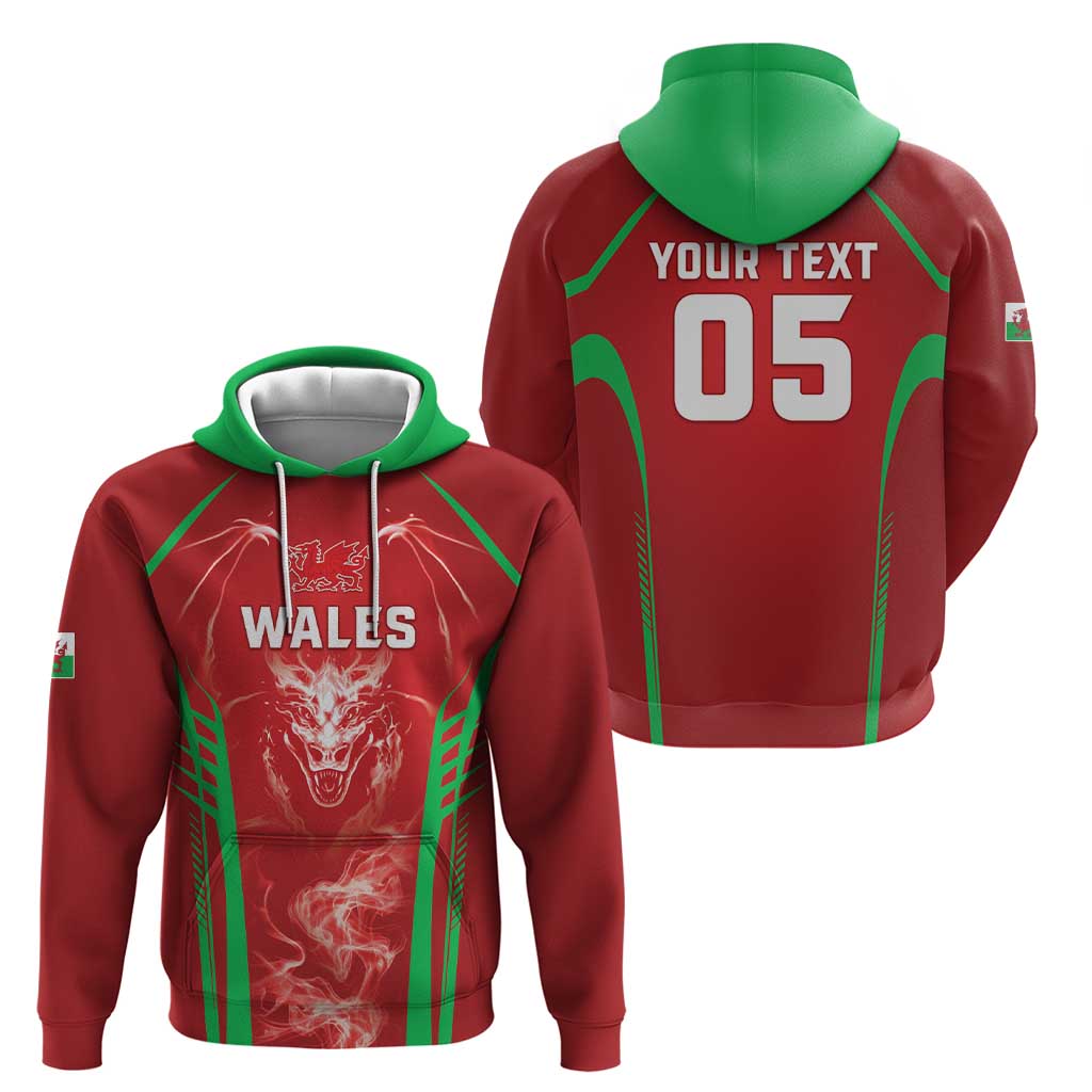 Wales Rugby Custom Hoodie Go Welsh Dragon Unique Style