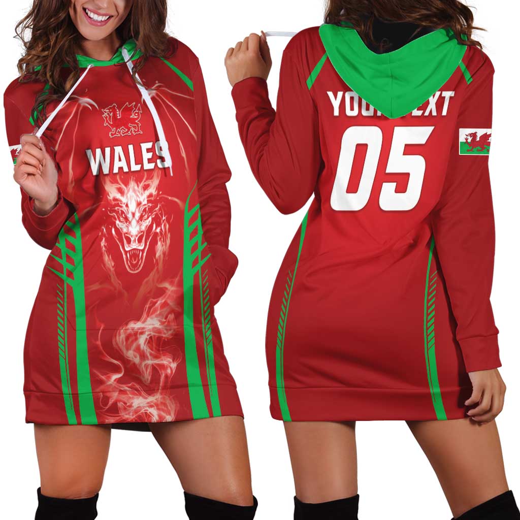 Wales Rugby Custom Hoodie Dress Go Welsh Dragon Unique Style