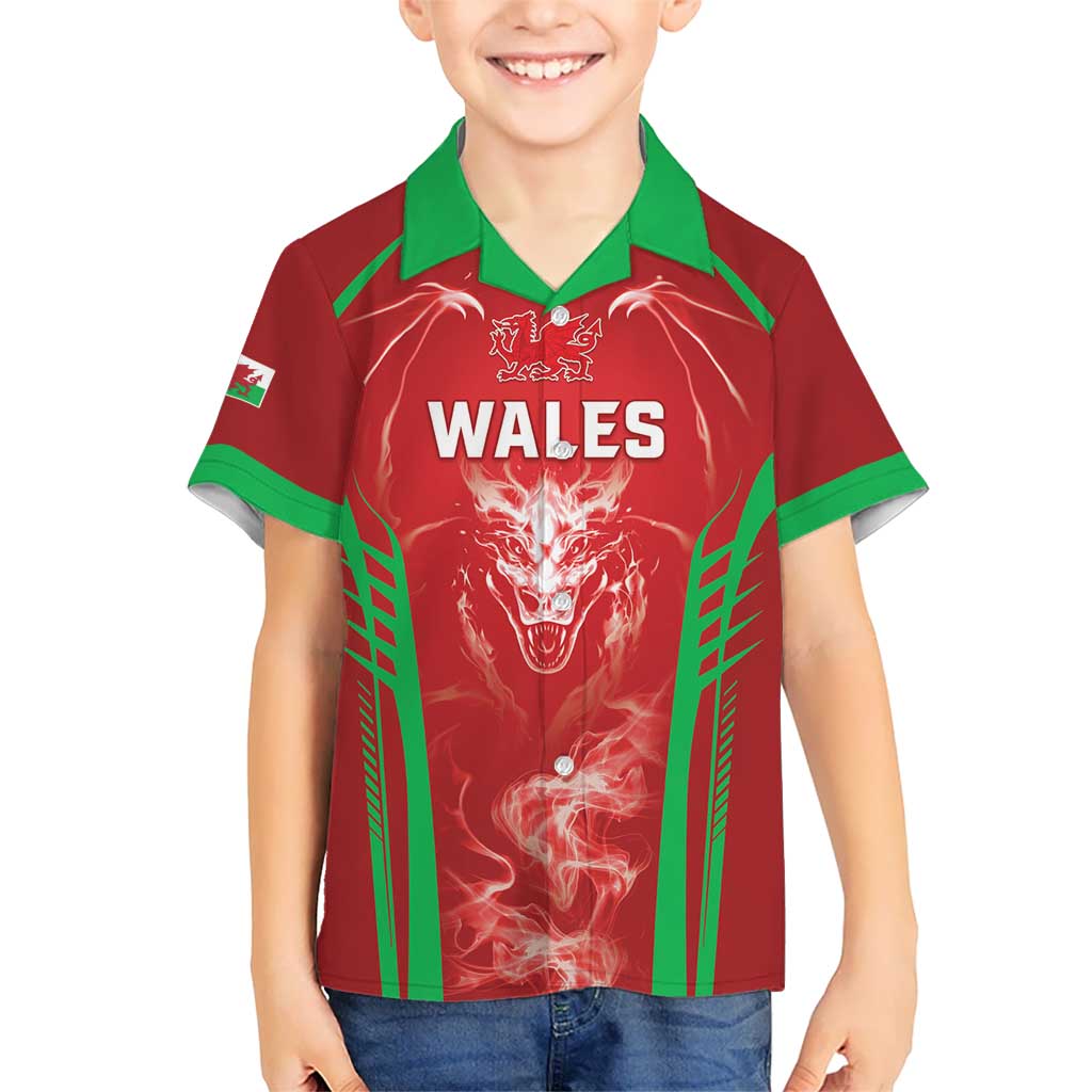Wales Rugby Custom Kid Hawaiian Shirt Go Welsh Dragon Unique Style