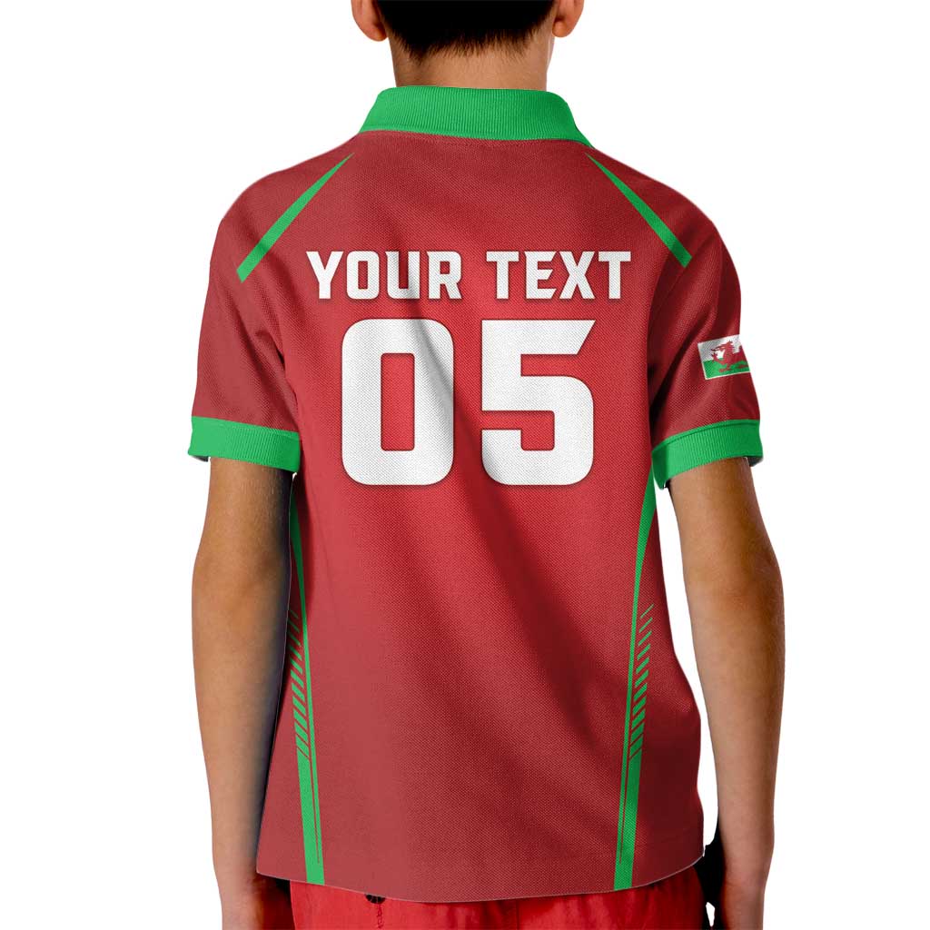 Wales Rugby Custom Kid Polo Shirt Go Welsh Dragon Unique Style