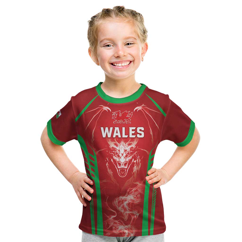 Wales Rugby Custom Kid T Shirt Go Welsh Dragon Unique Style