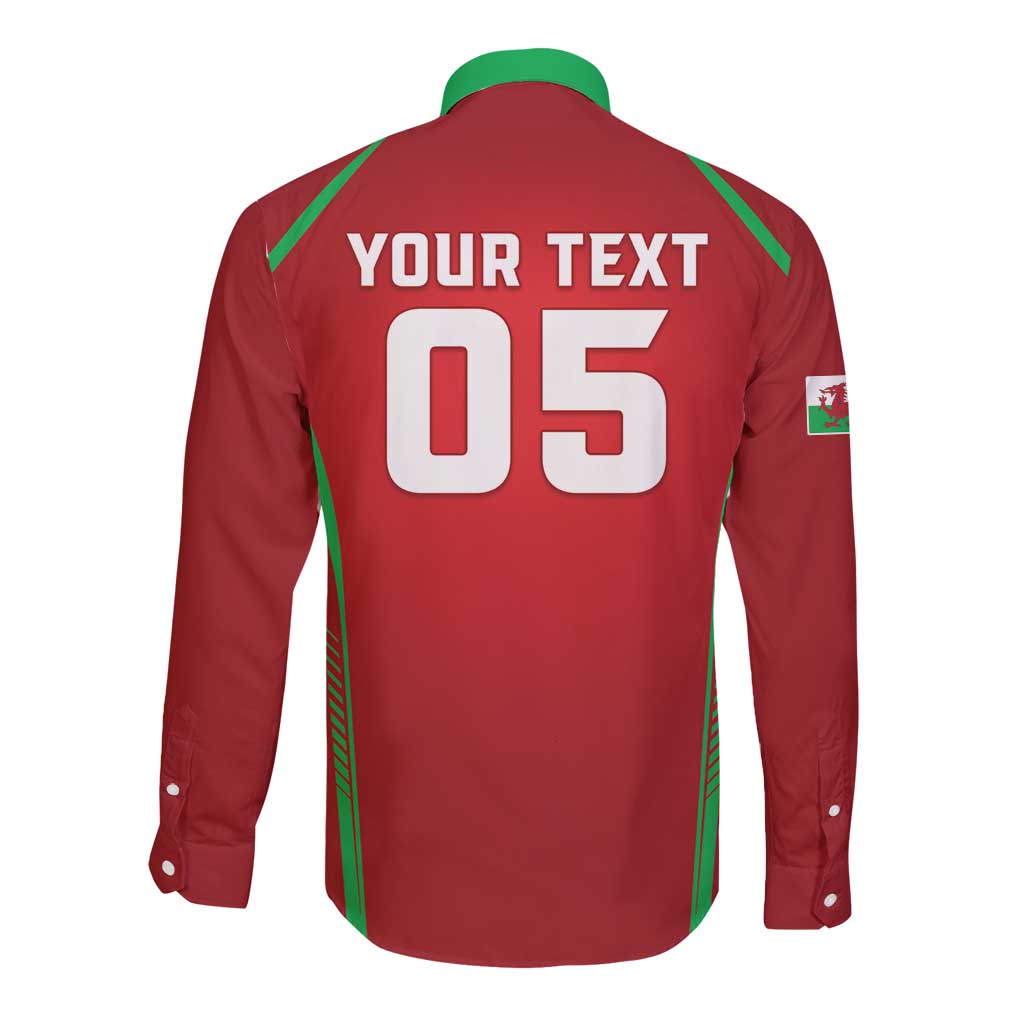 Wales Rugby Custom Long Sleeve Button Shirt Go Welsh Dragon Unique Style