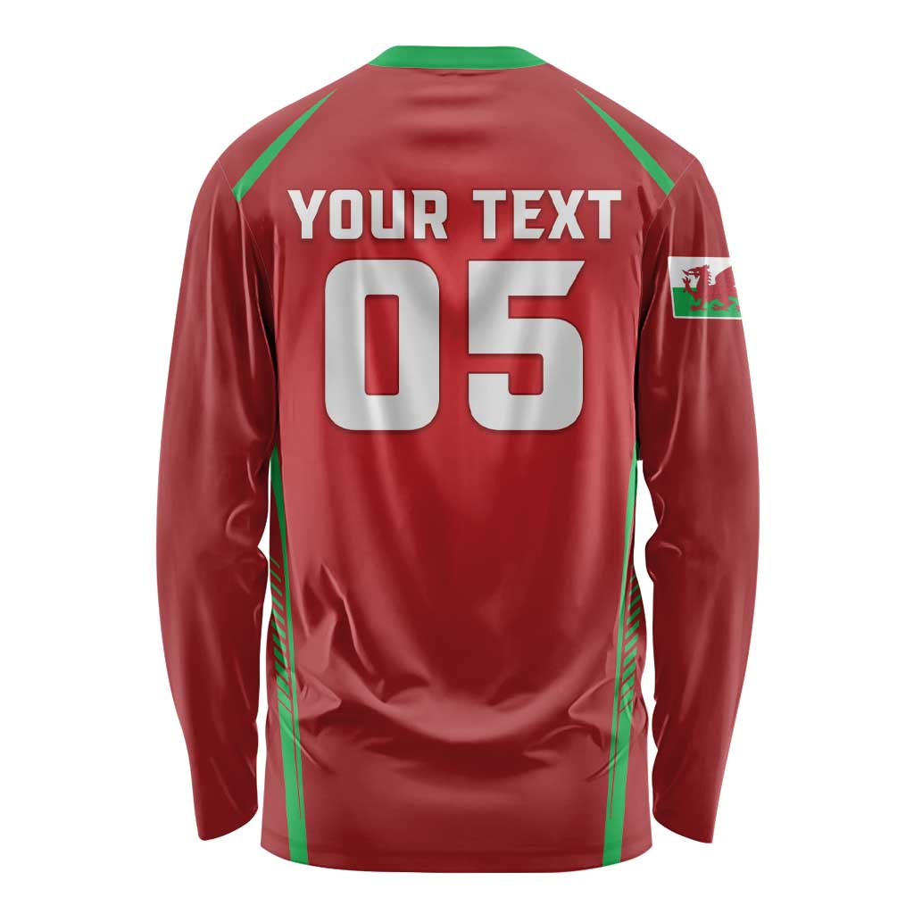 Wales Rugby Custom Long Sleeve Shirt Go Welsh Dragon Unique Style