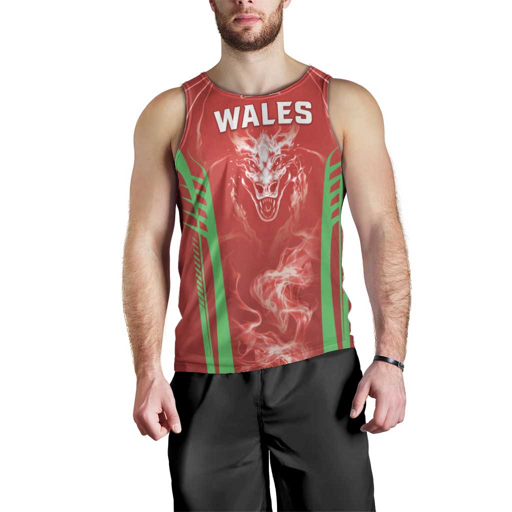 Wales Rugby Custom Men Tank Top Go Welsh Dragon Unique Style