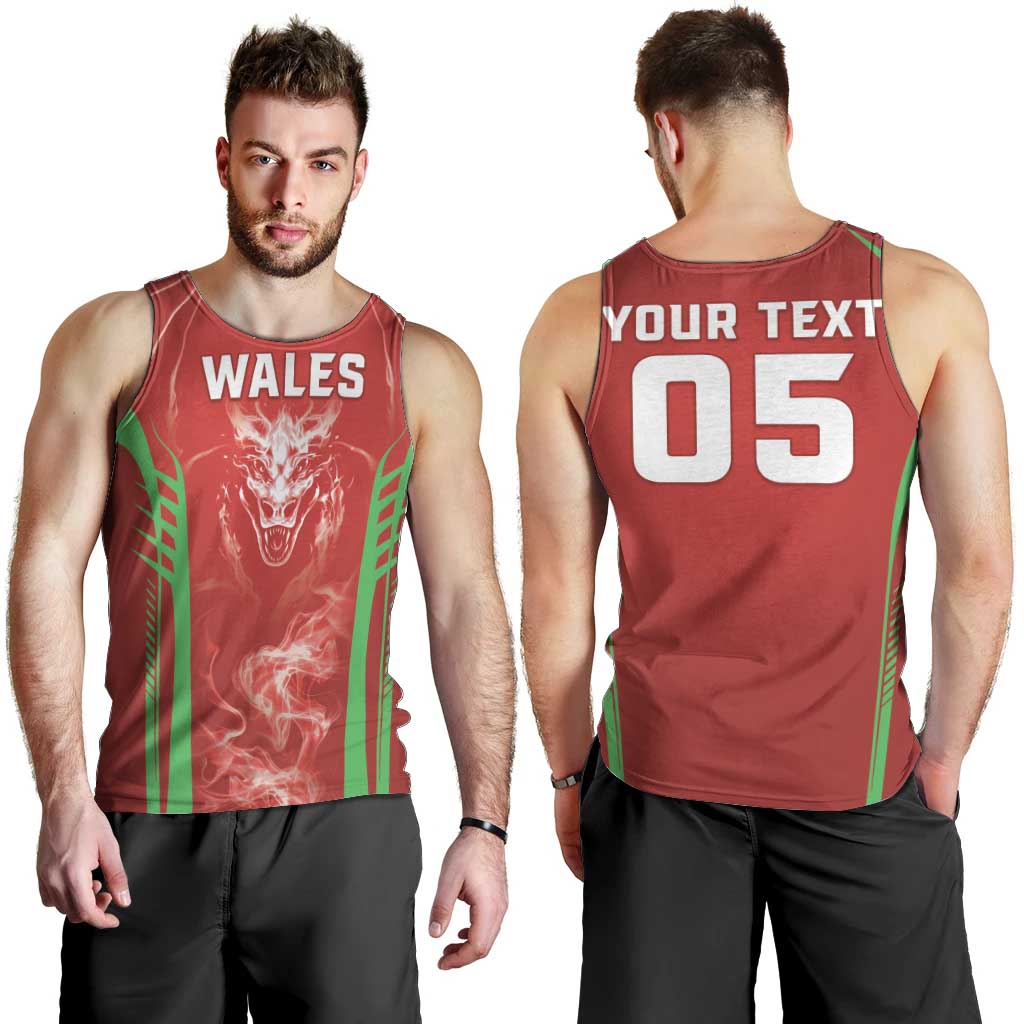 Wales Rugby Custom Men Tank Top Go Welsh Dragon Unique Style