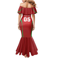 Wales Rugby Custom Mermaid Dress Go Welsh Dragon Unique Style