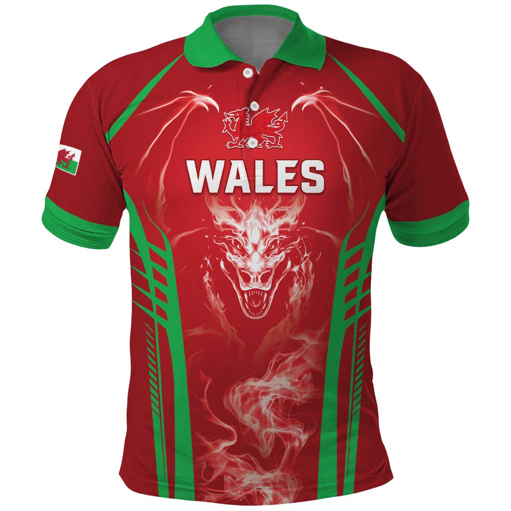 Wales Rugby Custom Polo Shirt Go Welsh Dragon Unique Style