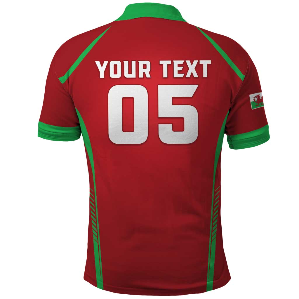 Wales Rugby Custom Polo Shirt Go Welsh Dragon Unique Style